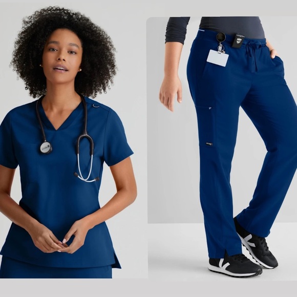 Grey's Anatomy Pants - Grey's Anatomy Navy Scrub Set